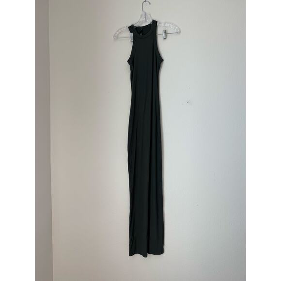 SKIMS Soft Lounge Halter Long Tank Dress in Gray/Blue Size XS - Picture 3 of 9